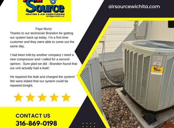 Air Source Heating & Air Conditioning - Wichita, KS