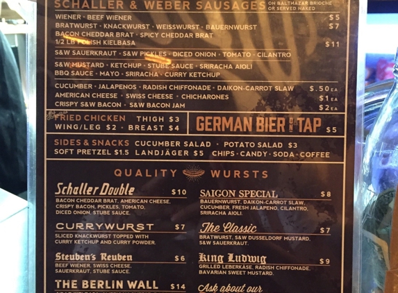 Schaller's Stube Sausage Bar - New York, NY