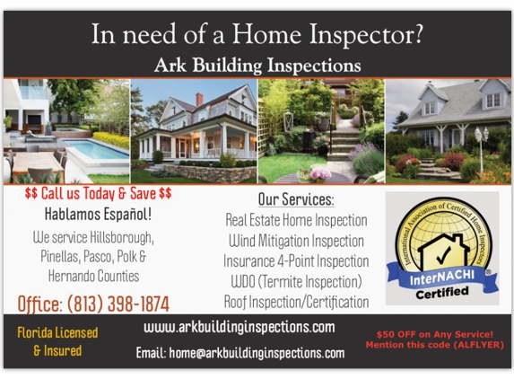 Ark  Building inspections - Holiday, FL