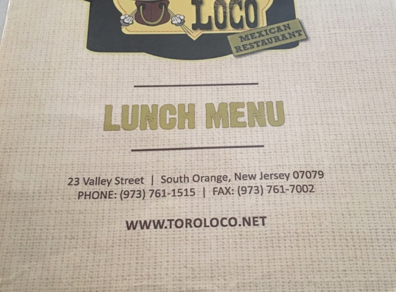 Toro Loco - South Orange, NJ