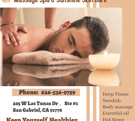 Sunshine Spa & Massage - San Gabriel, CA