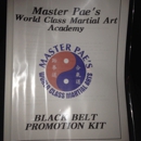Master Paes World Class Martial Art - Martial Arts Instruction