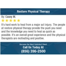 Restore Physical Therapy - Physical Therapists