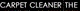 Carpet Cleaner The Logo