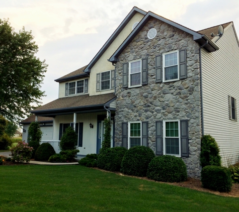 Install America - Mohnton, PA. Install America installed the four windows in the stone facade.