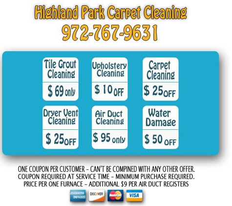 Highland Park TX Carpet Cleaning - Dallas, TX