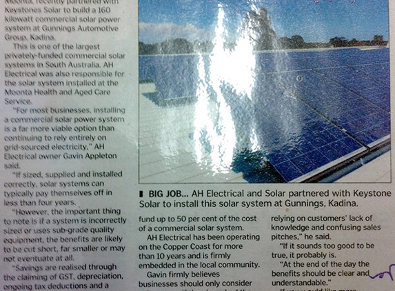 AH Electrical & Solar - North Moonta, SA