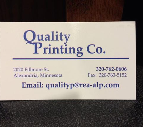 Quality Printing Co - Alexandria, MN