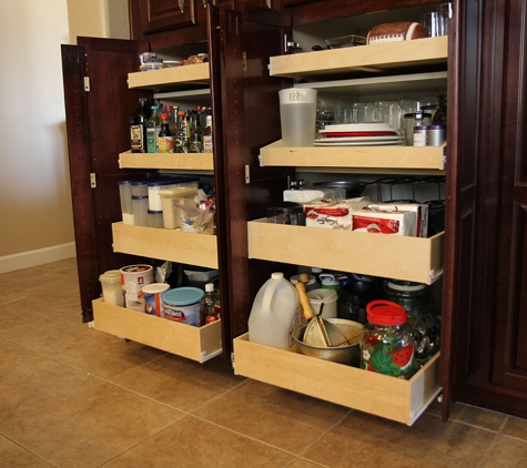 Shelves That Slide - Anthem, AZ. kitchen storage