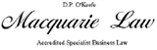 D.P. O'Keefe Macquarie Law - Conveyancing Services